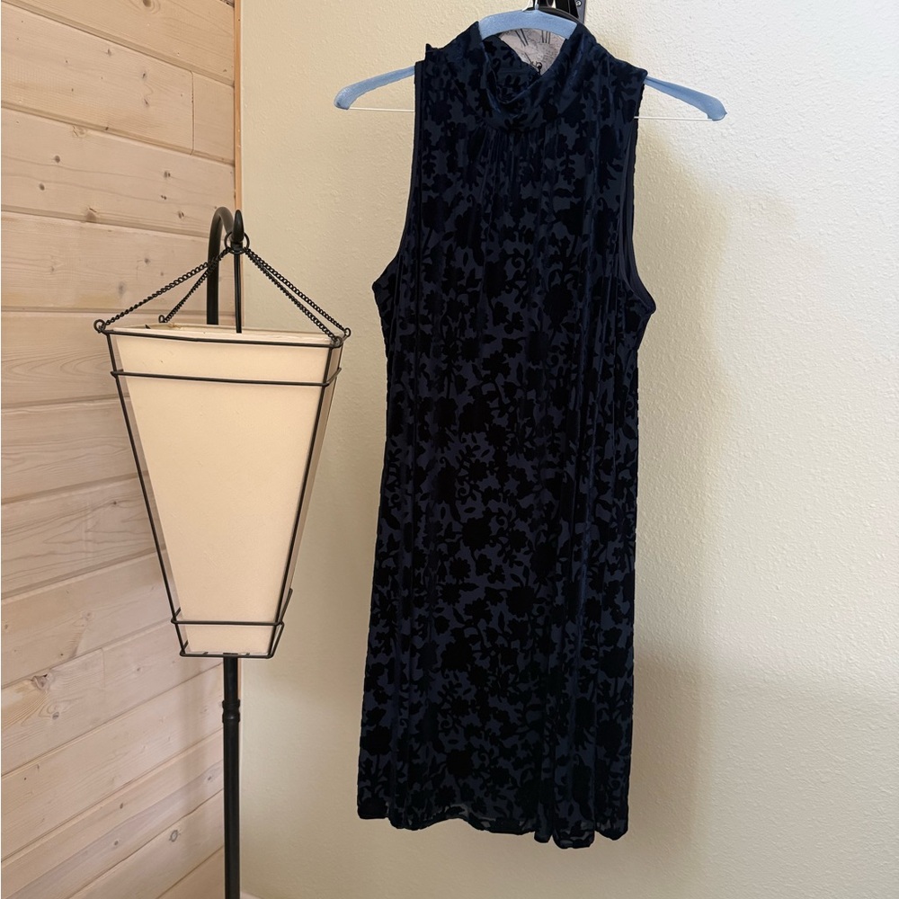 Tommy Hilfiger Navy Floral Midi Dress